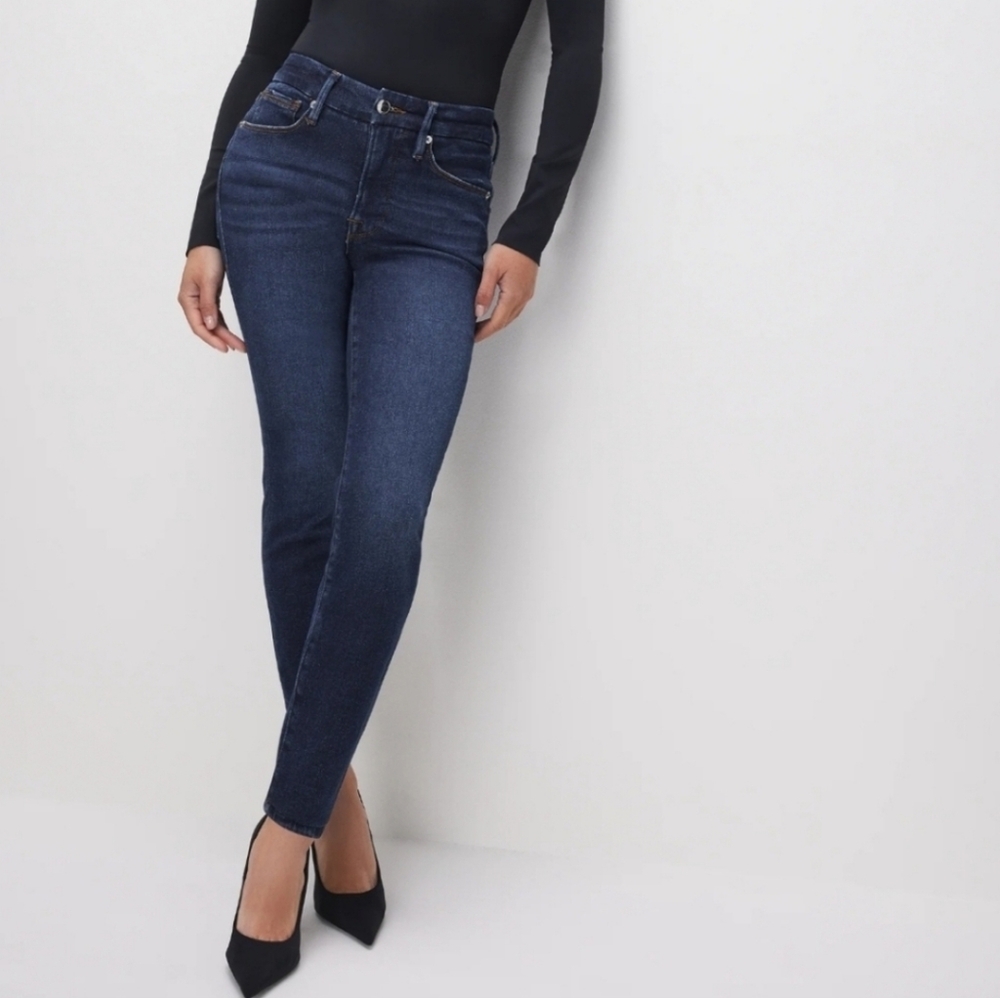 Good American Blue Petite Skinny Jeans